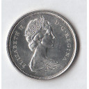 1965 - CANADA Quarto di Dollaro Renna in argento circolato